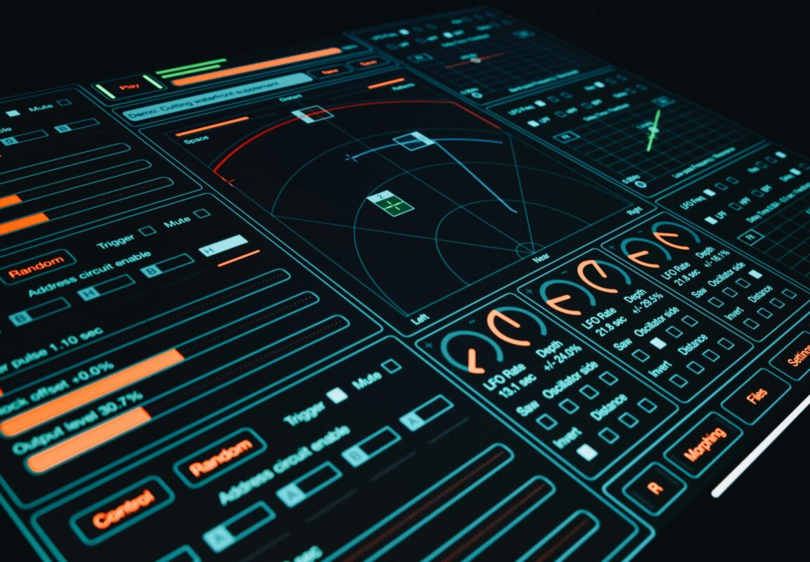 AI phone automation system futuristic dashboard AI phone automation system futuristic dashboard