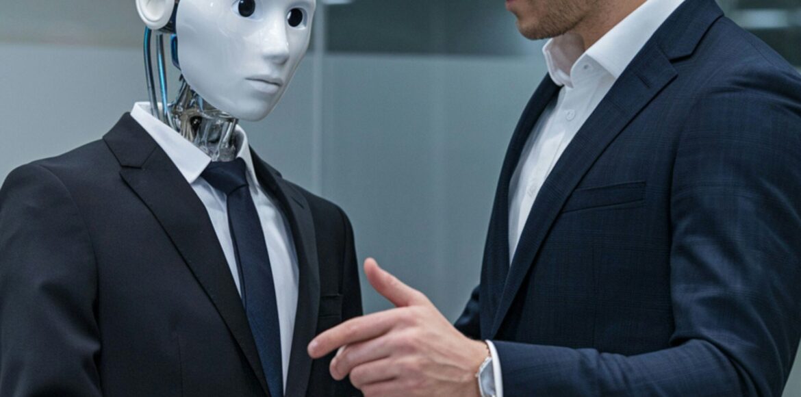 AI voice assistant speaking to customer
